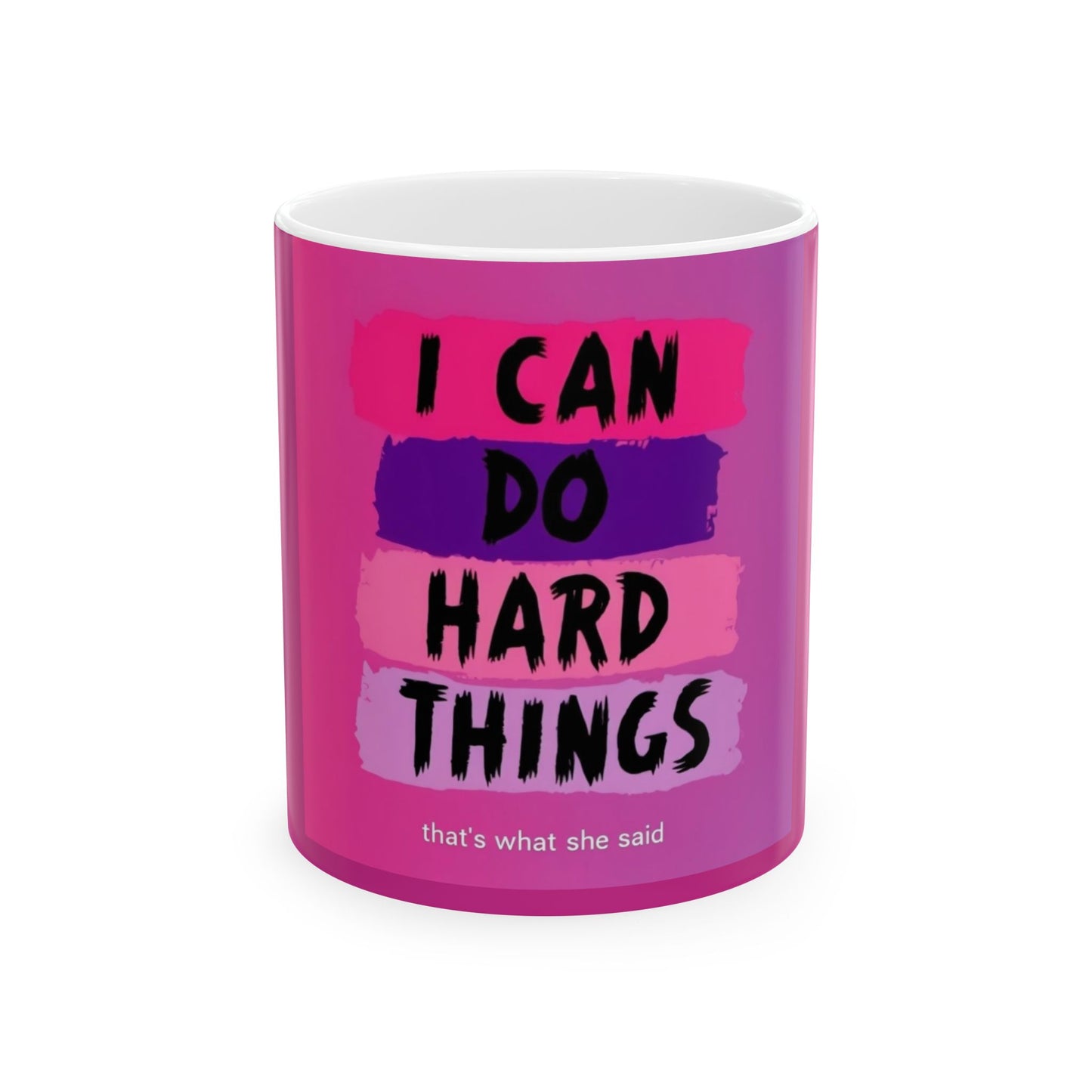 Ceramic mug 11oz & 15oz features a funny saying, perfect for brightening your morning routine. Enjoy your coffee with a laugh!